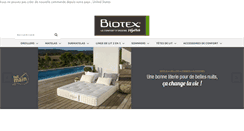 Desktop Screenshot of biotex.fr