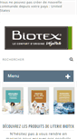 Mobile Screenshot of biotex.fr