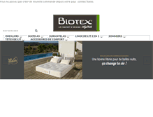 Tablet Screenshot of biotex.fr