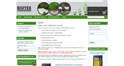 Desktop Screenshot of biotex.cz